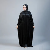 عباية استقبال حريمى قطيفة مقلم الوان متعددة شتوى من اس كيو بي - 705