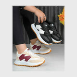 حذاء سنيكرز حريمى فوندي جلد إسكاي مستورد ونعل PVC حقن الوان متعددة جميع المواسم من لابتوب - 708