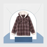 جاكيت فرو بكابيشوه اطفالي قطن فرو الوان متعددة شتوي من سيكا فاشون - 7212