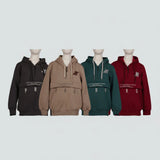 سويتشيرت هودي مطبوع اولادي ميلتون قطن الوان متعددة شتوي من أسامة تكس - 7222