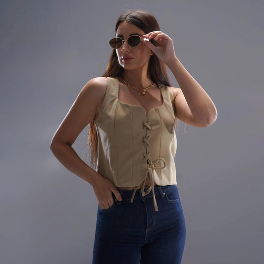 بليزر كت حريمي جبردين زتوني صيفي من ديفاتشي - 7315