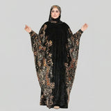 عبايه استقبال حريمى قطيفه هايدي الوان متعددة شتوى من اس كيو بي - 734