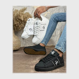 حذاء سنيكرز رجالى فوندي جلد إسكاي مستورد ونعل PVC حقن الوان متعددة جميع المواسم من لابتوب - 742