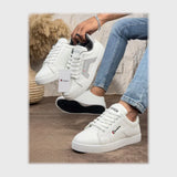 حذاء سنيكرز رجالى فوندي جلد إسكاي مستورد ونعل PVC حقن الوان متعددة جميع المواسم من لابتوب - 746