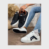 حذاء سنيكرز رجالى فوندي جلد إسكاي مستورد ونعل PVC حقن الوان متعددة جميع المواسم من لابتوب - 747