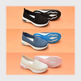 حذاء سنيكرز حريمى فوندي تريكو خيط مستورد ونعل PVC حقن الوان متعددة جميع المواسم من بري باندا - 75397