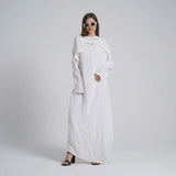 فستان سمارت حريمي قطن ابيض صيفي من ديفاتشي - 7570-2