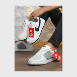 حذاء سنيكرز رجالى فوندي جلد إسكاي مستورد ونعل PVC حقن الوان متعددة جميع المواسم من لابتوب - 763