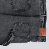 بنطلون 4 جيب اولادي من سن 9 سنين ل 12 سنه بوي فريند تلبيس واسع جميع المواسم رمادي غامق من الأنطوني جينز - 8003-grey