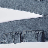 بنطلون 4 جيب اولادي من سن 9 سنين ل 12 سنه بوي فريند تلبيس واسع جميع المواسم جينز فاتح من الأنطوني جينز - 8003-light