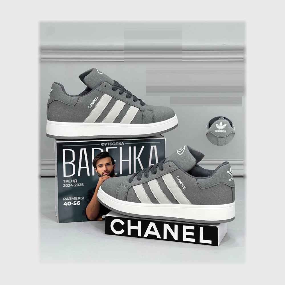 حذاء سنيكرز رجالى فوندي جلد إسكاي مستورد ونعل PVC حقن الوان متعددة جميع المواسم من ميلانو - 8006