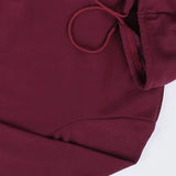 سويت شيرت هودي رجالي - حريمي ( مقاس خاص ) ميلتون بلوش باذنجاني شتوي من جي زد - 35