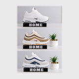 حذاء سنيكرز رجالى فوندي جلد إسكاي مستورد ونعل PVC حقن الوان متعددة جميع المواسم من بيكو - 8309
