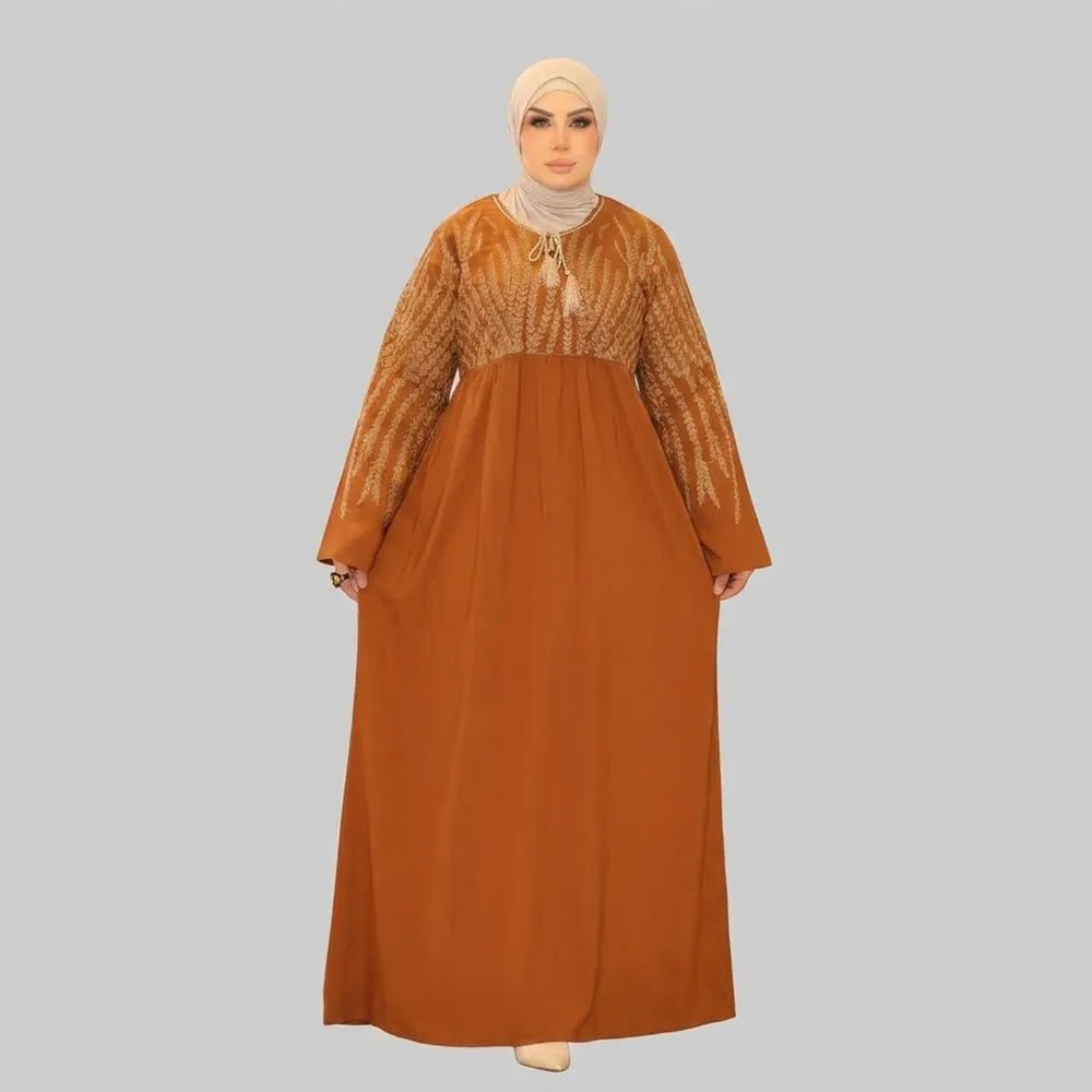 عباية استقبال رسومات حريمى اهرام لوكس الوان متعددة صيفى من سوق العبايه - 849