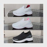 حذاء سنيكرز حريمى فوندي تريكو خيط مستورد ونعل PVC حقن الوان متعددة جميع المواسم من كيوكيو - 85038