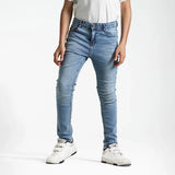 بنطلون جينز سليم فيت اولادى جينز رباعيه ليكرا الوان متعددة جميع المواسم من ريمنت - 867