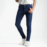 بنطلون جينز سليم فيت اولادى جينز رباعيه ليكرا الوان متعددة جميع المواسم من ريمنت - 882