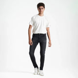 بنطلون جينز سليم فيت اولادى جينز رباعيه ليكرا اسود جميع المواسم من ريمنت - 884