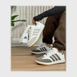 حذاء سنيكرز حريمى فوندي جلد إسكاي مستورد ونعل PVC حقن الوان متعددة جميع المواسم من لابتوب - 886