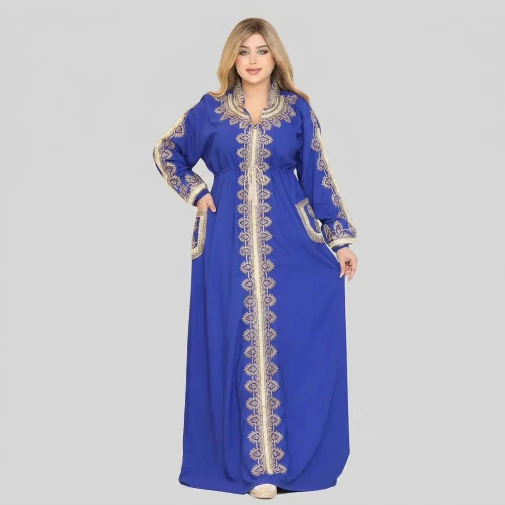 عباية استقبال رسومات حريمى اهرام لوكس الوان متعددة صيفى من سوق العبايه - 887