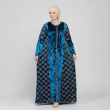 عباية اكمام طويله حريمى قطيفة هايدي مستورد الوان متعددة شتوي من ار اوه كيه - 8