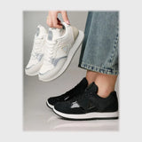 حذاء سنيكرز حريمى فوندي جلد إسكاي مستورد ونعل PVC حقن الوان متعددة جميع المواسم من جانك - 9026