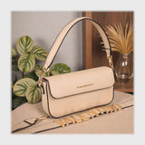 شنطة كروس حريمى جلد 2اسود*لون جميع المواسم من فلامنجو - 905