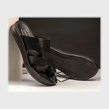 شبشب طبي رجالى جلد الوان متعددة Al-Mathaf Shoes من شوز ماركت - 916-BK