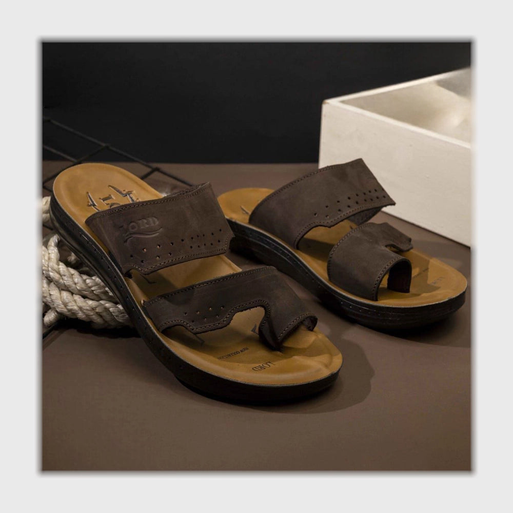 شبشب طبي رجالى جلد الوان متعددة Al-Mathaf Shoes من شوز ماركت - 916-BR