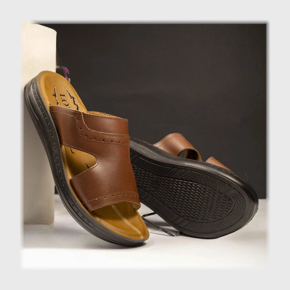 شبشب طبي رجالى جلد الوان متعددة Al-Mathaf Shoes من شوز ماركت - 918-HV