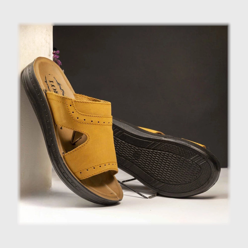 شبشب طبي رجالى جلد الوان متعددة Al-Mathaf Shoes من شوز ماركت - 918-LCA