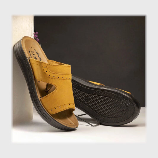 شبشب طبي رجالى جلد الوان متعددة Al-Mathaf Shoes من شوز ماركت - 918-LCA