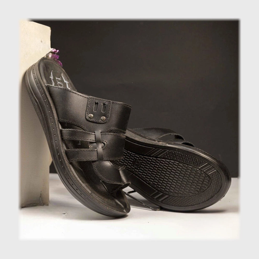 شبشب طبي رجالى جلد الوان متعددة Al-Mathaf Shoes من شوز ماركت - 919-BK