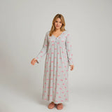 عبايه مطبوع بزراير حريمي فايبر مبطن تقيل الوان متعدده شتوي من ايه ال واي - 921