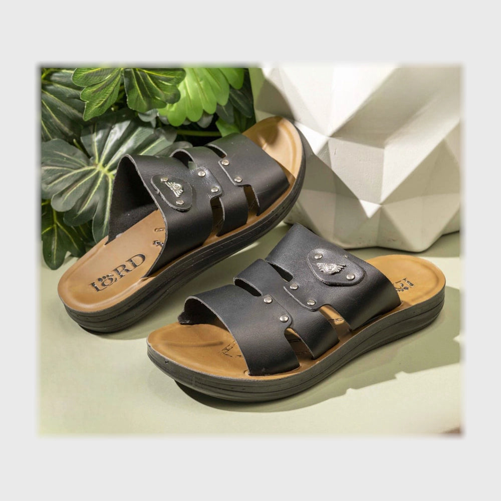 شبشب طبي رجالى جلد الوان متعددة Al-Mathaf Shoes من شوز ماركت - 922-BK