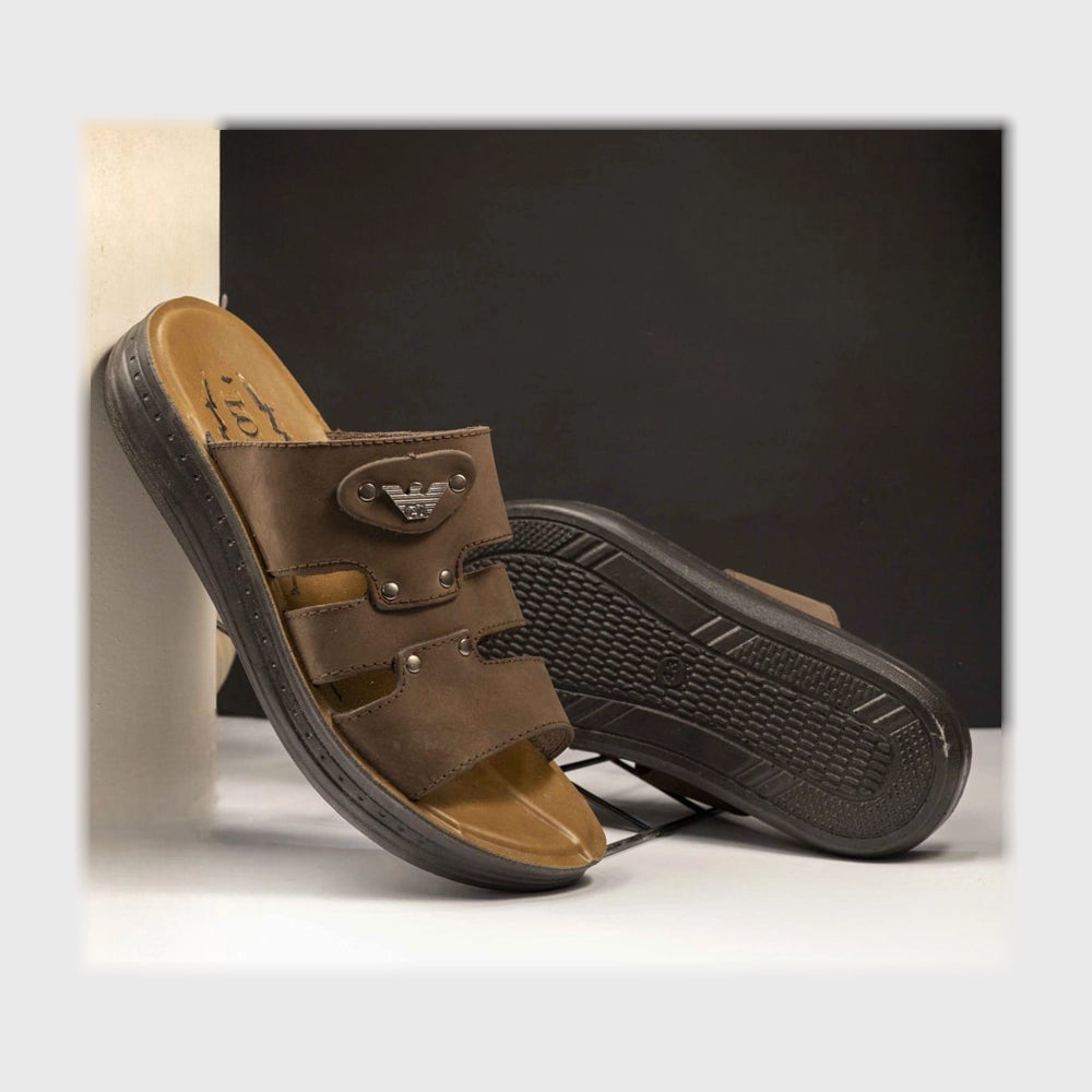 شبشب طبي رجالى جلد الوان متعددة Al-Mathaf Shoes من شوز ماركت - 922-LBR