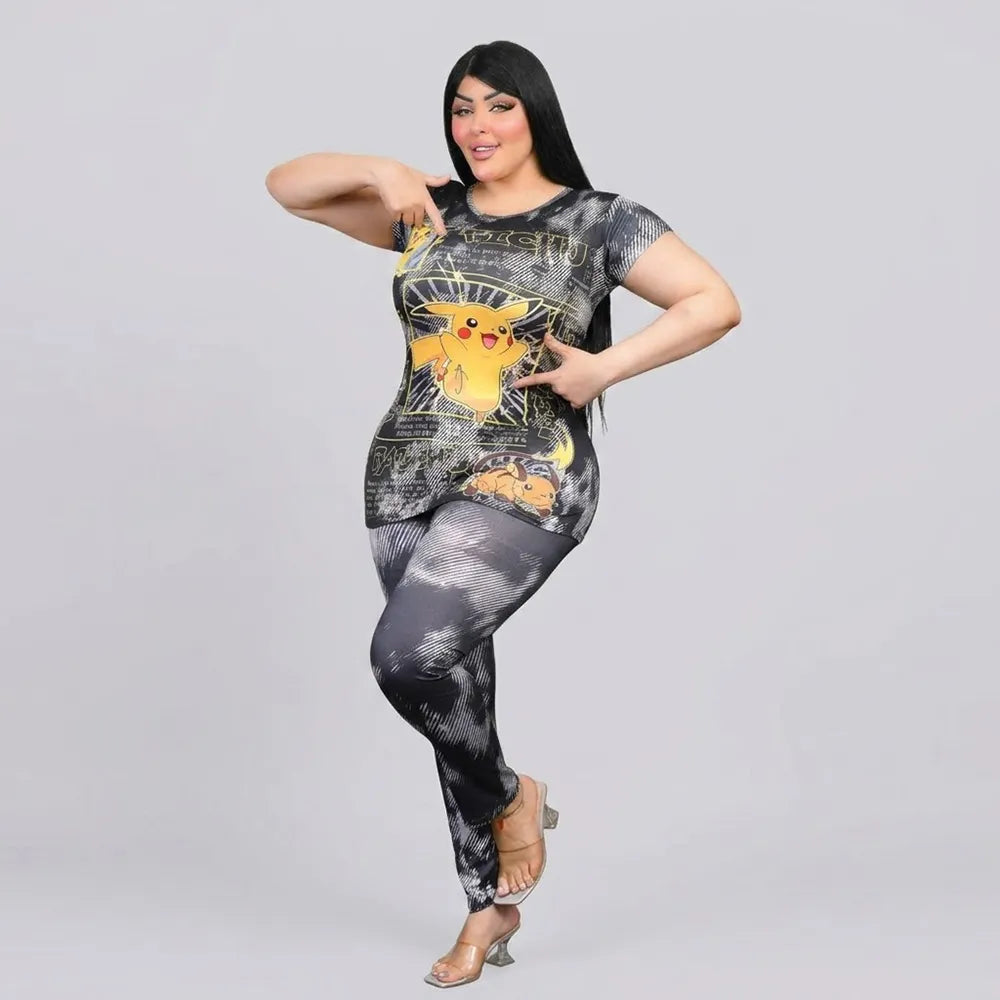 بيجامه رسومات حريمى فوندي تريكو خيط مستورد ونعل PVC حقن الوان متعددة جميع المواسم من ويسا - 923