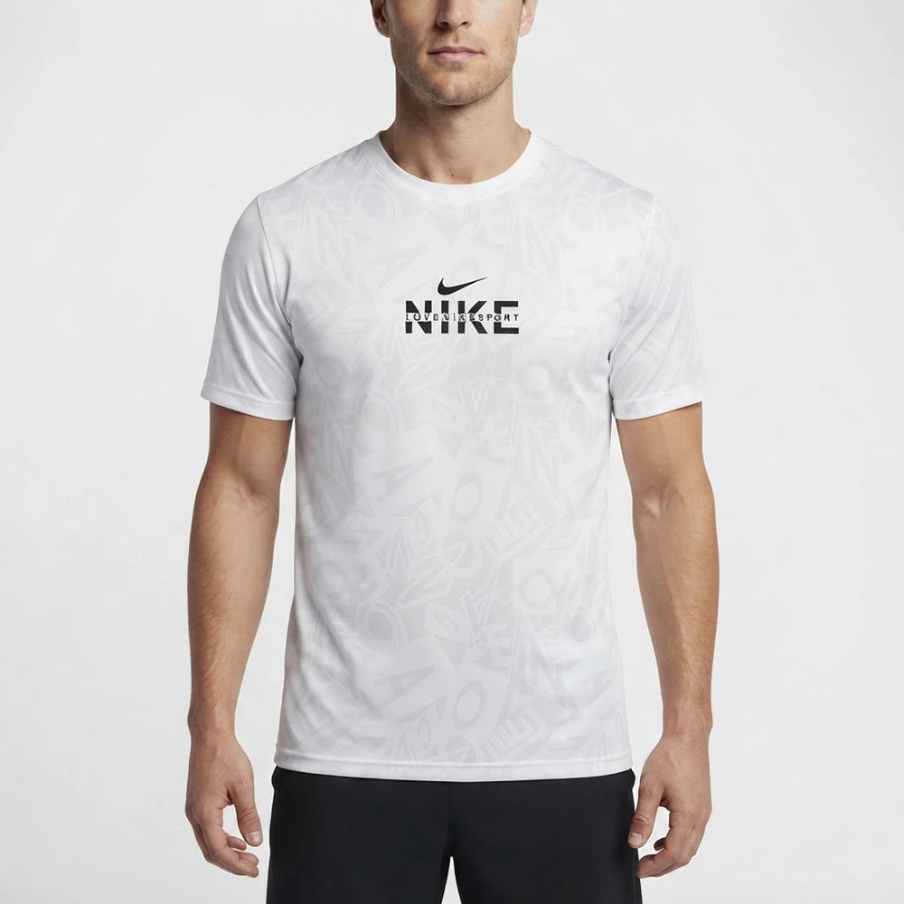 تيشيرت نص كم طباعة NIKE رجالى روزيتا فل ليكرا الوان متعددة صيفى من تورنيدو - 92585
