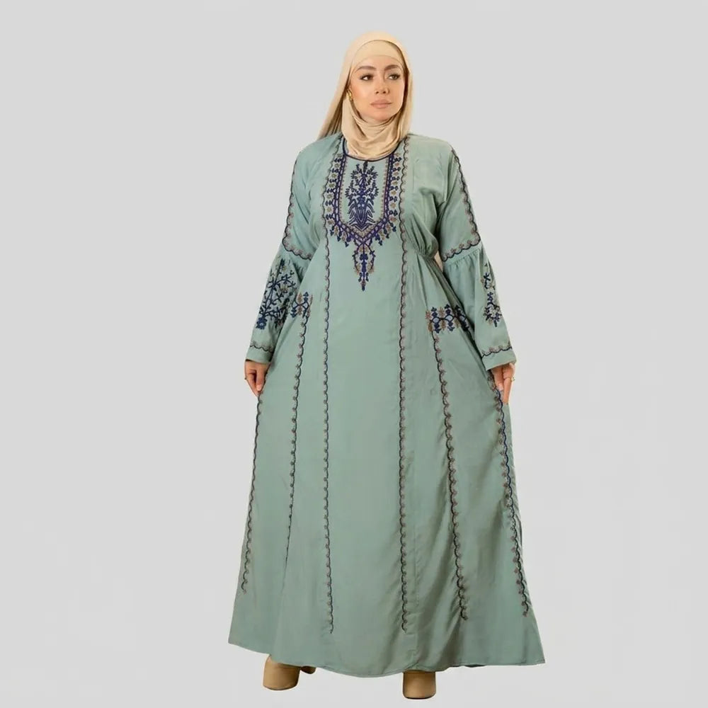 عباية استقبال رسومات حريمى اهرام لوكس الوان متعددة صيفى من سوق العبايه - 928