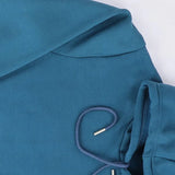 سويت شيرت هودي رجالي - حريمي ميلتون بلوش بترولي شتوي من جي زد - 9