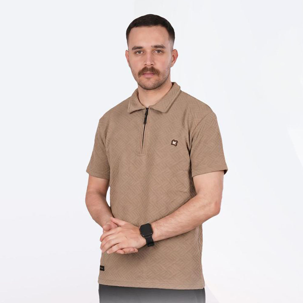 تيشيرت بولو رجالى جكار الوان متعددة صيفى من أسامة تكس - 9361