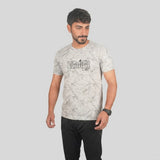 تيشيرت مطبوع رجالى سنجل ليكرا الوان متعددة جميع المواسم من اسامة تكس - 9399