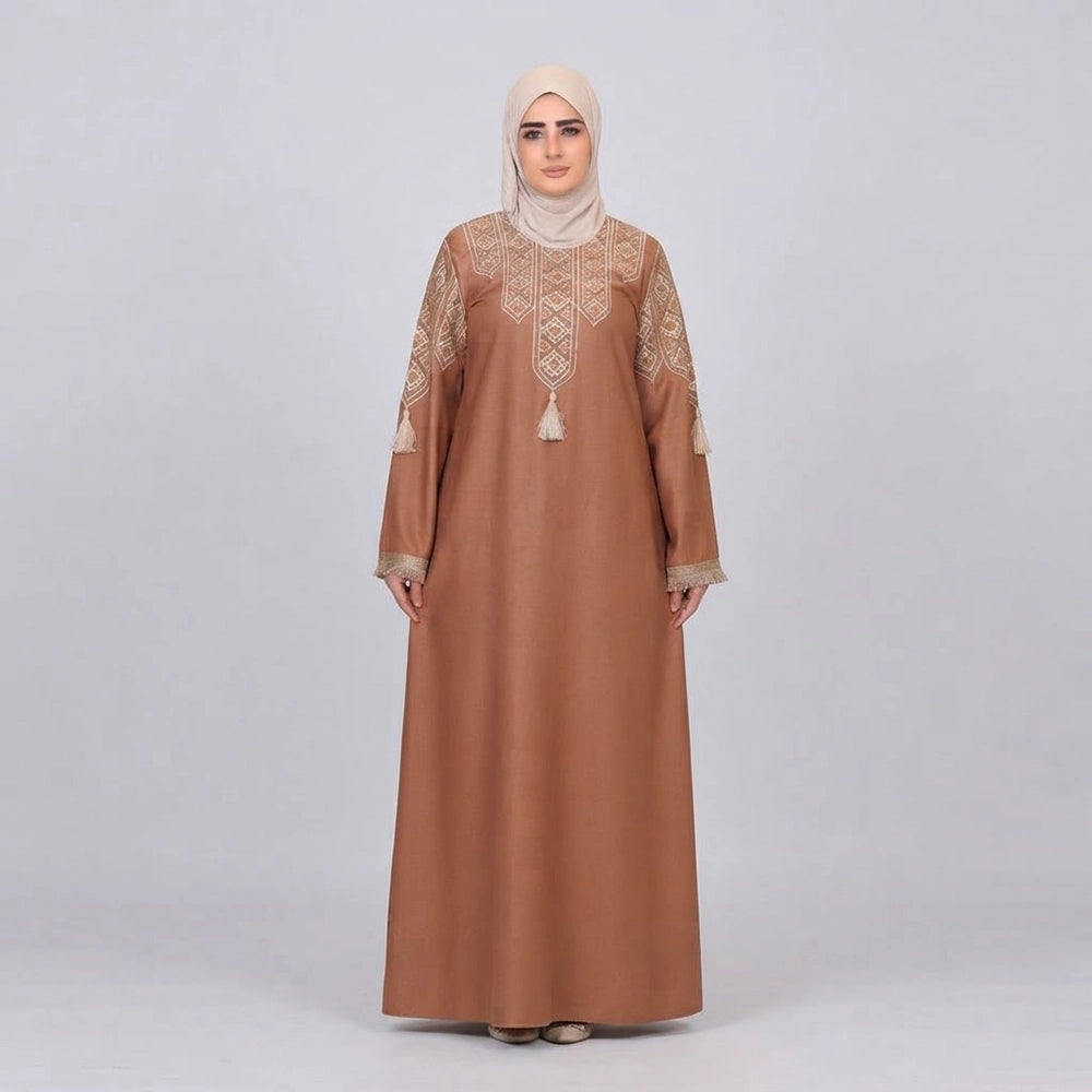 عباية استقبال رسومات حريمى مراسي اهرام الوان متعددة صيفى من سوق العباية - 957-br