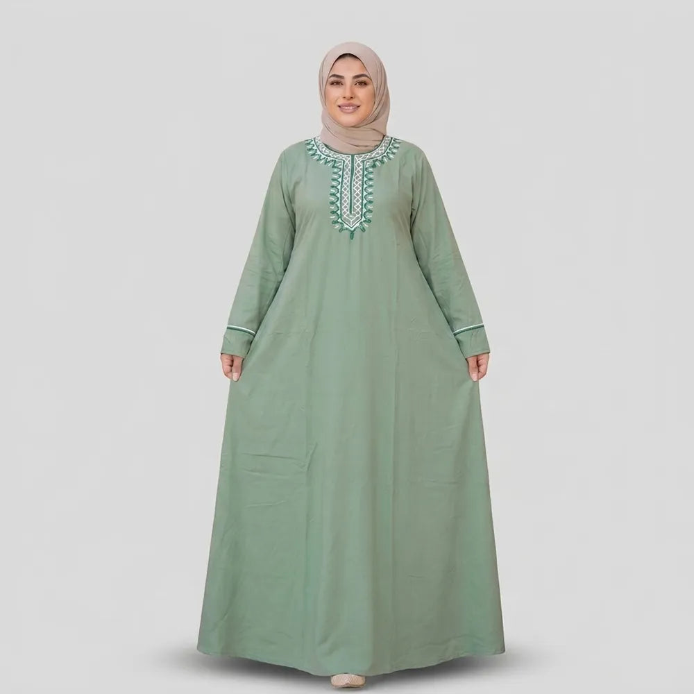 عباية استقبال رسومات حريمى اهرام لوكس الوان متعددة صيفى من سوق العبايه - 972