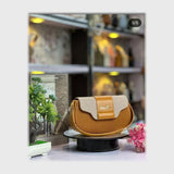 شنطة كروس حريمى جلد 2اسود*لون جميع المواسم من فلامنجو - 98