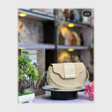 شنطة كروس حريمى جلد 2اسود*لون جميع المواسم من فلامنجو - 98