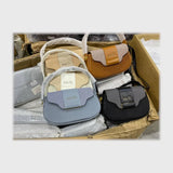 شنطة كروس حريمى جلد 2اسود*لون جميع المواسم من فلامنجو - 98