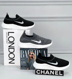 حذاء سنيكرز حريمى فوندي تريكو خيط مستورد ونعل PVC حقن الوان متعددة جميع المواسم من ميلانو - 98212