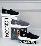 حذاء سنيكرز حريمى فوندي تريكو خيط مستورد ونعل PVC حقن الوان متعددة جميع المواسم من ميلانو - 98225