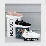 حذاء سنيكرز حريمى فوندي جلد إسكاي مستورد ونعل PVC حقن الوان متعددة جميع المواسم من ميلانو - 98365